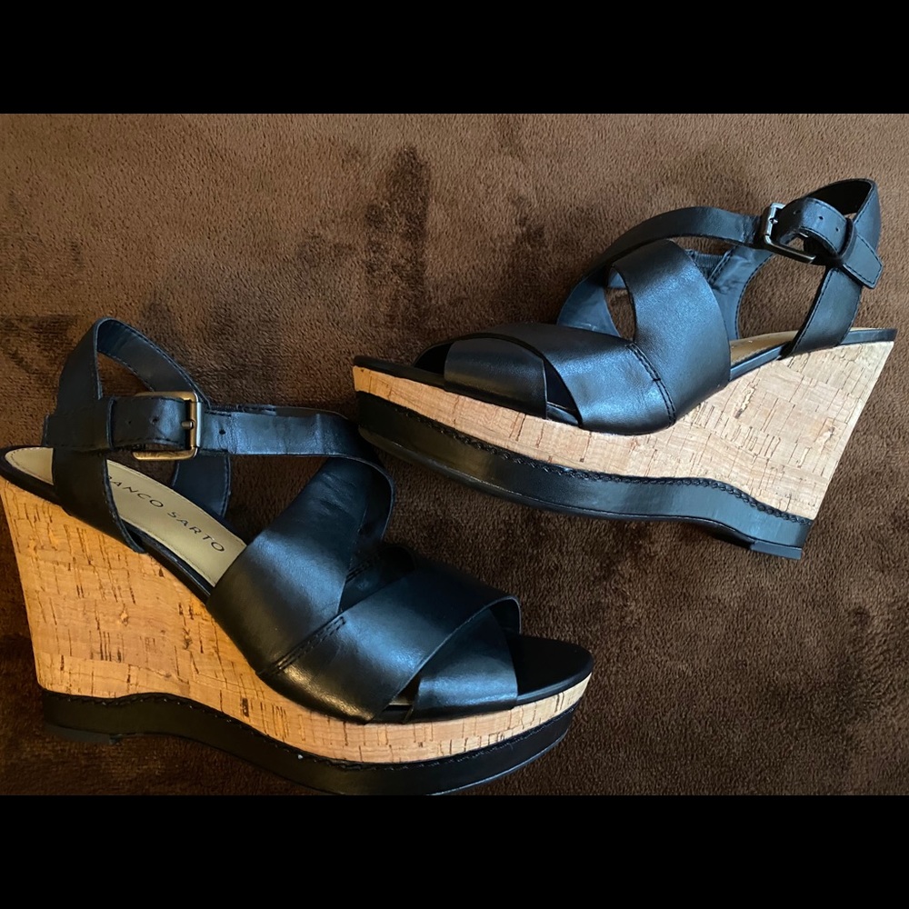 Franco Sarto Platform Sandals 6.5